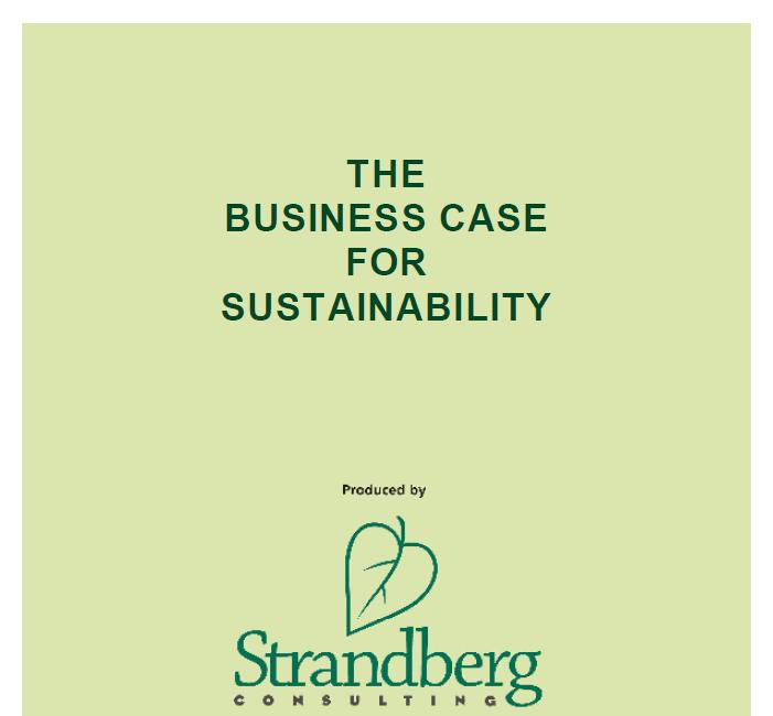 THE BUSINESS CASE FOR SUSTAINABILITY