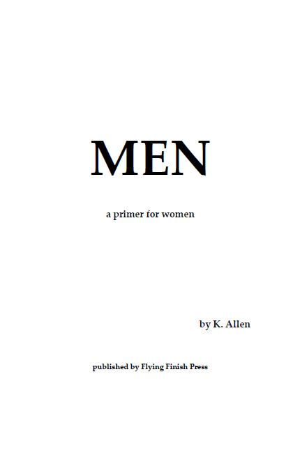 MEN-a primer for women