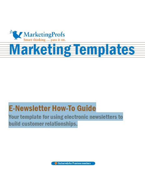 E-Newsletter How to Guide