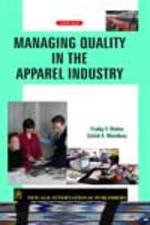 Managing quality in the apparel industry