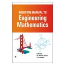 solution manual of engineering mathemaics