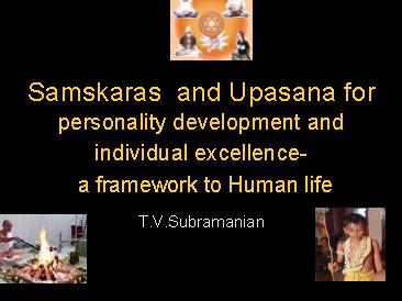 Samskara and Upasana