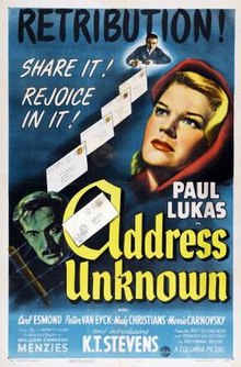 download movie address unknown 1944 film