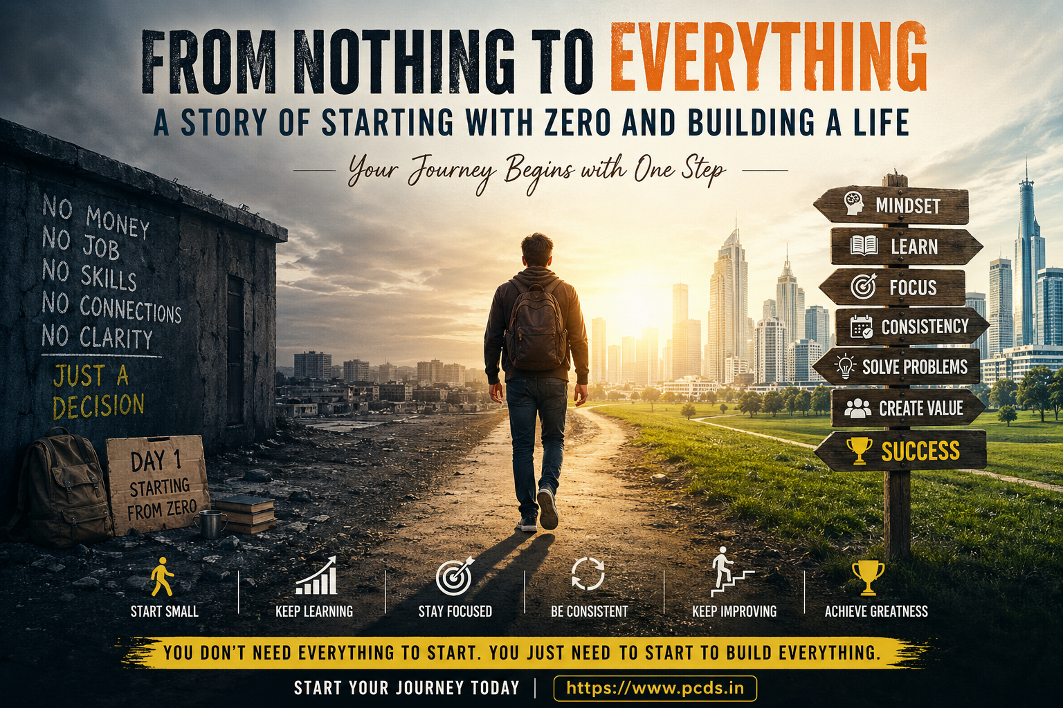 From Nothing to Everything: A Story of Starting with Zero and Building a Life