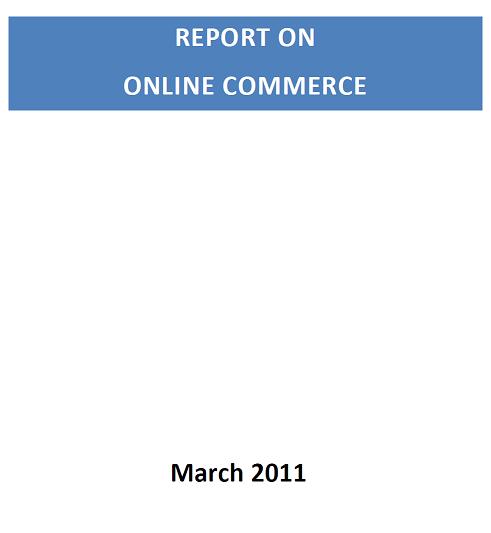 Report on Online Commerce - March 2011