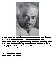 Biography Of Kaamarajar