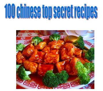 100 Chinese top secret recipes