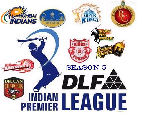 DLF-IPL-Season-5-Schedule