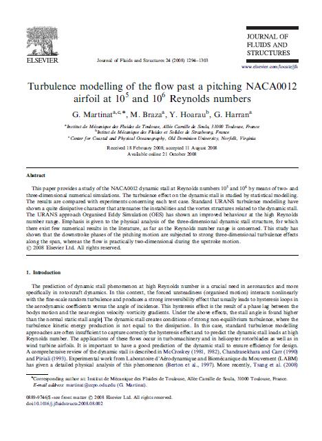 Turbulence modelling of the flow past a pitching NACA0012 airfoil at 105 and 106 Reynolds numbers