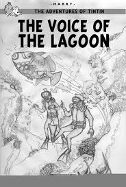 Tintin and the voice of the lagoon